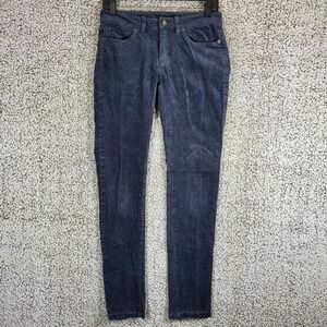 Patagonia Womens Organic Cotton Corduroy Pants Blue Size 26 Casual Outdoor‎